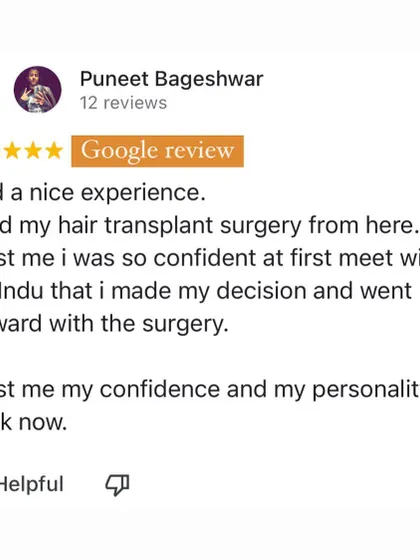 "My confidence and my personality is back now." A powerful testimonial from Puneet Bageshwar, who felt confident from his very first meeting with me and is thrilled with his surgery results.