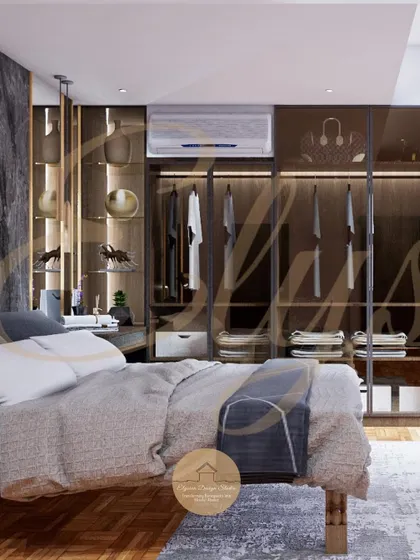 A collection of our bedroom designs, showcasing various styles from modern minimal to ethnic traditional. Each space is crafted to be a unique sanctuary, featuring custom furniture, layered lighting, and thoughtful details.