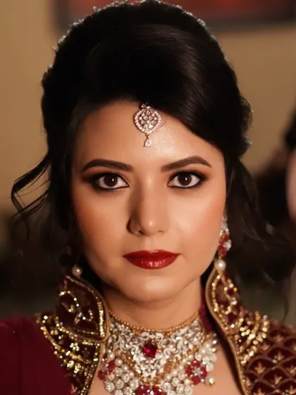There is unparalleled power in a classic red lip. This look is for the bride who is bold, confident, and wants to make a statement. I paired it with defined, dramatic eyes and a flawless base to create a look that is both timeless and commanding.