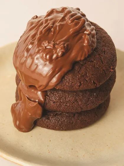 Double the indulgence with our Nutella-filled cookies. Each bite is packed with gooey Nutella wrapped in a crispy, chocolatey cookie.