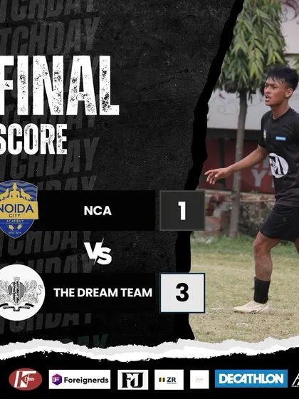 Final score from our Matchday 6 game against The Dream Team. We compete against the best teams in the region.
