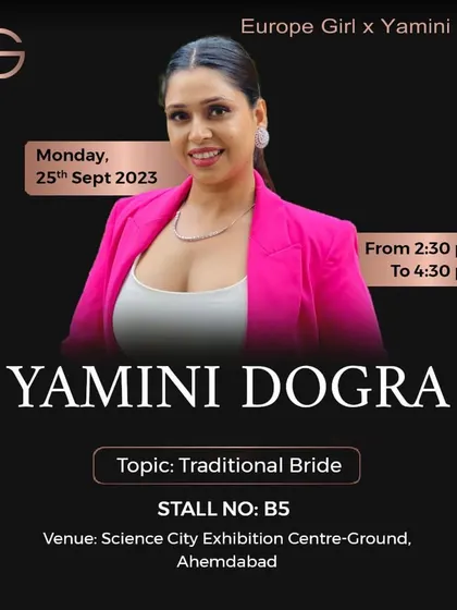 This was the official announcement for my masterclass on Traditional Bridal Makeup in Ahmedabad. Partnering with a brand like Europe Girl for a major industry event like this is a milestone I am very proud of.