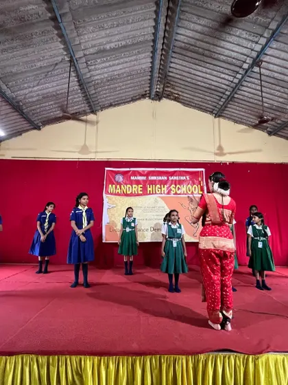 Conducting a lecture demonstration for school students in Goa as part of a government collaboration to promote Indian classical dance. It is so important to introduce the art form to young minds.