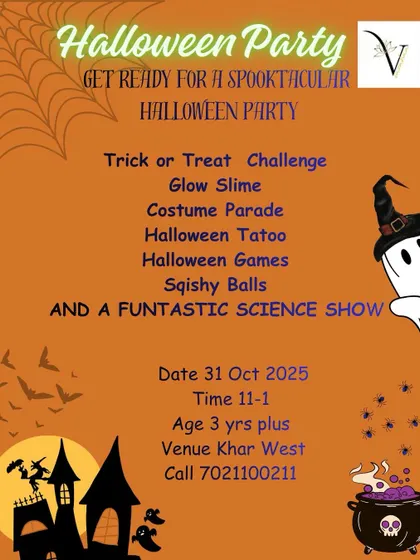 Our Halloween party is a spooktacular science show. Little scientists get to stir up glowing potions, make creepy creations, and discover the fun side of chemistry with a fun, spooky twist.