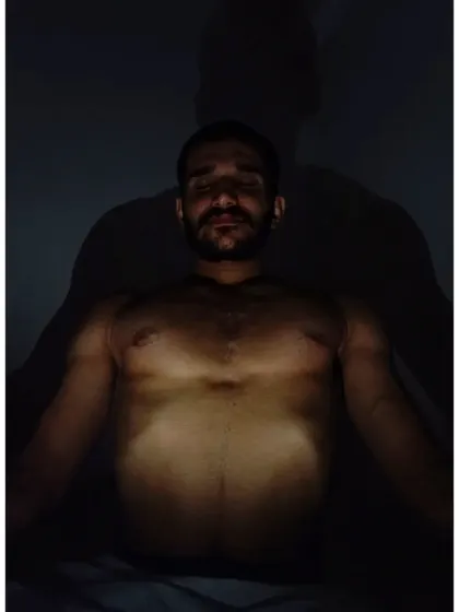 "Breathing in, I am aware of my whole body. Breathing out, I calm my whole body." A moment of meditative awareness.
