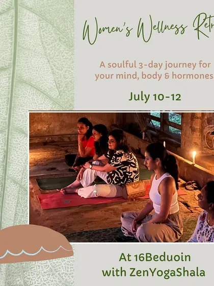 A glimpse into the quiet, candlelit moments we share at my Women's Wellness Retreats. This 3-day journey is designed to be a soulful pause for your mind, body, and hormones.