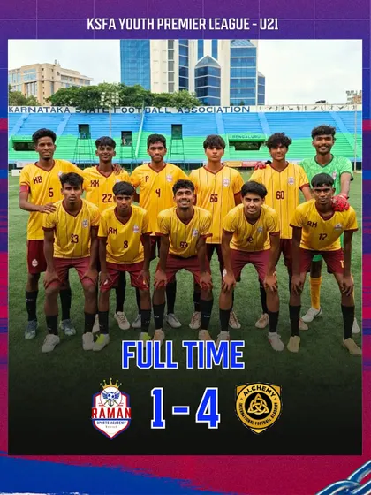 A tough 1-4 loss for our U21 boys in the KSFA Youth Premier League eliminator. We are built on resilience and will bounce back.