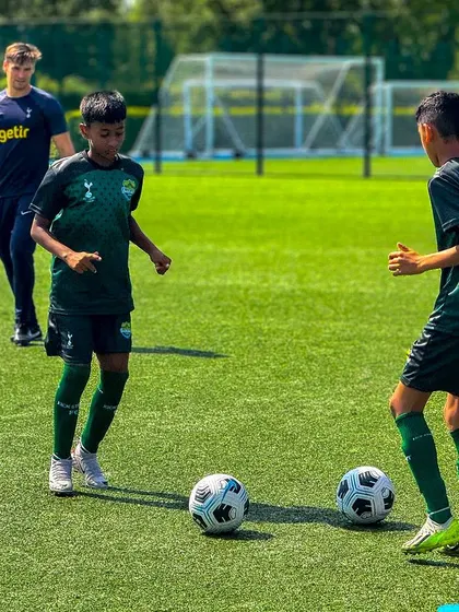 This collection documents our unique partnership, from training sessions with Spurs coaches to stadium tours, highlighting the global opportunities we offer.