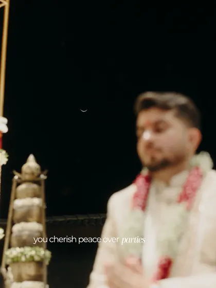 For the groom who cherishes peace over parties, we curate looks that are calm, centered, and deeply personal.