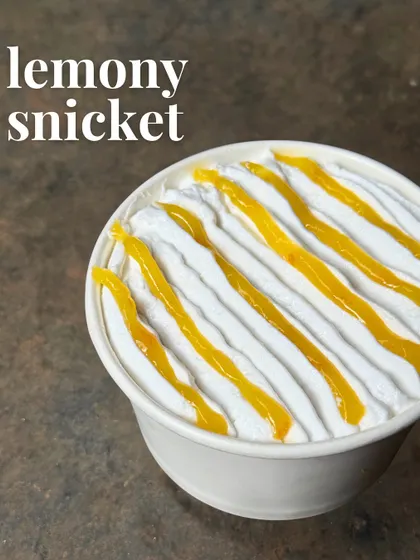 Meet our Lemony Snicket Tub, the perfect dessert for when you need a little sunshine. It’s bright, zesty, and deceptively light.
