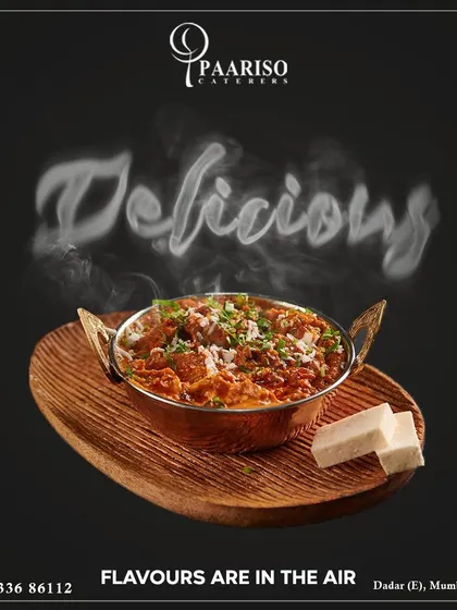 The delicious aroma of our freshly prepared curries is always in the air at our events. This Kadai Paneer is a testament to the flavorful experience we provide.