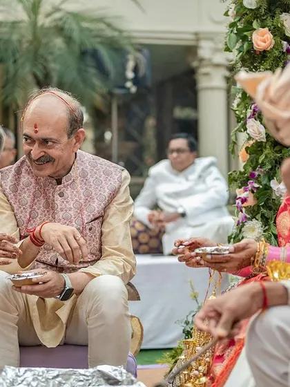 The parents' joy is a beautiful part of any wedding. A candid, emotional moment from this intimate celebration.
