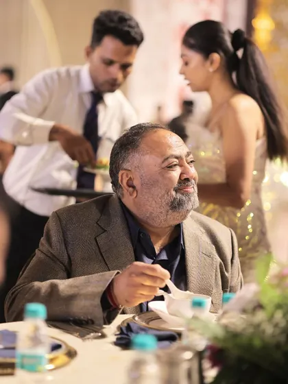 The smile of a truly satisfied guest says it all. Capturing these moments of pure joy is what motivates us to deliver the best culinary experiences.