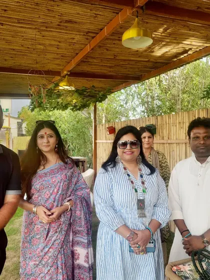 A group photo with our special guests. Our venue is a wonderful place for people from all walks of life to connect.