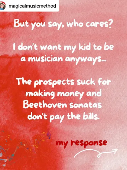 Some people think music education is only for creating professional musicians. This couldn't be further from the truth. The skills learned through music, like listening, collaboration, and creative thinking, are skills for life.
