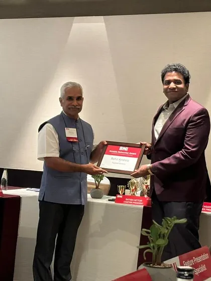 Another shot of the BNI recognition ceremony, highlighting our active participation in professional networks.