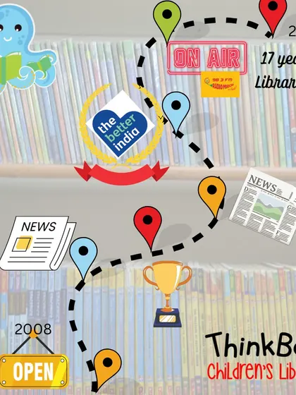 Celebrating 17 years of ThinkBox Library! This graphic traces our journey from a small beginning in 2008 to a beloved community hub.