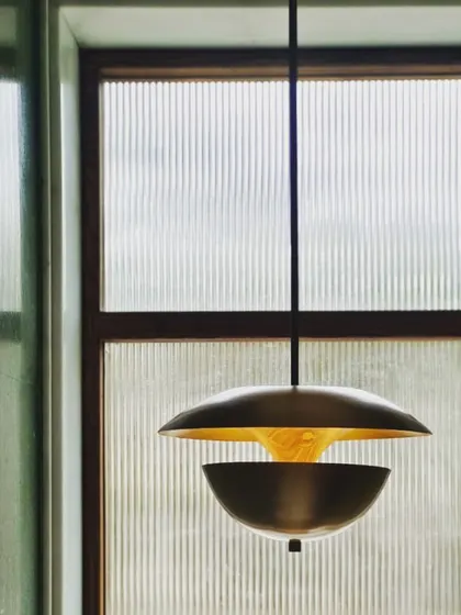 A custom-designed pendant light, inspired by classic forms but fabricated with our own detailing. We worked closely with artisans through prototyping and improvisation to achieve this refined object.