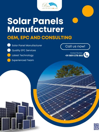We deliver high-quality solar panels, EPC services, and expert consulting. Choose sustainability and save on energy costs with our experienced team and latest technology.
