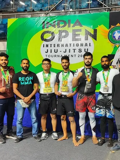 Celebrating a dominant performance at the SJIJF International Jiu Jitsu Tournament. The team brought home 10 medals, including 4 golds, showing the depth of talent and fighting spirit we have.