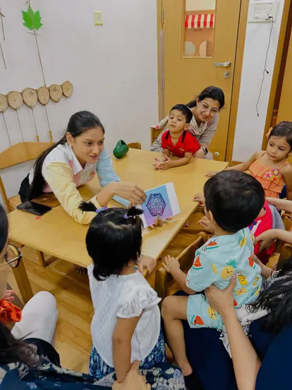Storytime is a cornerstone of our program. It's more than just reading; it's an interactive experience where our trainers use expressive narration to captivate young minds, building vocabulary, comprehension, and a lifelong love for books.