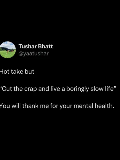 A student of mine, a successful millionaire, was struggling with anxiety and taking pills. He told me that besides yoga, the one habit that changed everything for him was having slow, mindful mornings. It's a reminder that peace often begins with how we start our day.