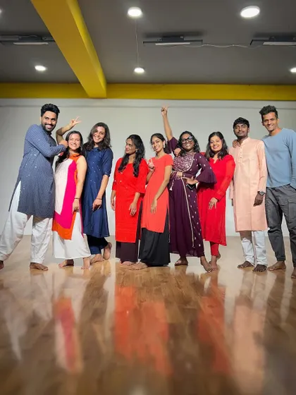 We feel dance, and we feel like a family. A happy group photo capturing the spirit of our studio after a great class.