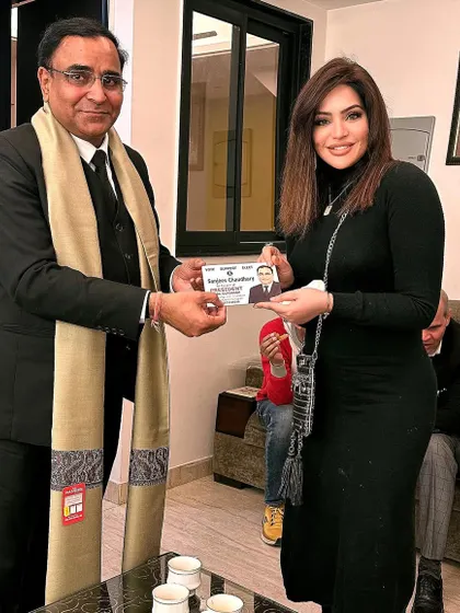 A productive meeting with Advocate Sanjeev Chaudhary in Gurugram. Discussing key legal topics and collaborating with fellow advocates is essential for growth.