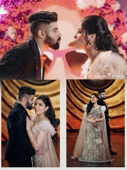 An extensive collection from an engagement, showing the couple's dance, portraits, cake cutting, and moments with family and friends.