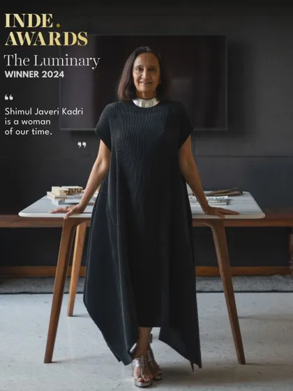 We are honored that our Founding Partner, Shimul Javeri Kadri, was recognized as a Luminary at the 2024 INDE Awards for her contribution to architecture in the Indo-Pacific region.