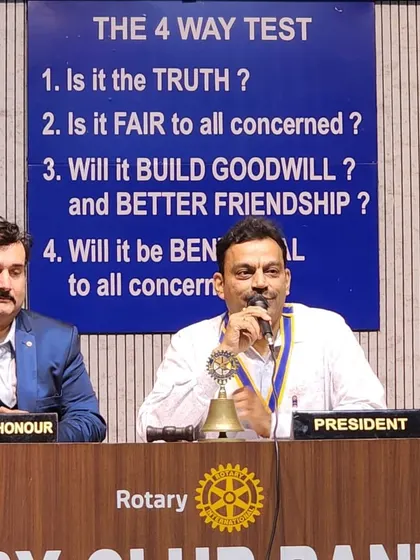 I was honored to be the Guest of Honour at this Rotary Club of Bantwal event. It is always a pleasure to perform for community organizations and contribute to their functions.