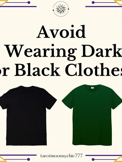 Jupiter is associated with bright, positive colors like yellow. Wearing black or other dark colors on a Thursday is believed to block the planet's positive energy and hinder personal growth and wisdom.
