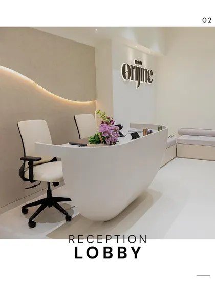 Your journey to wellness should begin in a place of peace. I designed my reception lobby to be a calming sanctuary, where you can feel relaxed and at ease from the moment you arrive. This is not a typical clinical space; it's a haven for your well being.