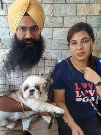 This lovely couple is ready to take their Shih Tzu to Canada. I'm proud to help families stay together, no matter where they move.