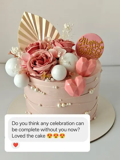 The feedback for this cake was incredible. It's always an honor when a client says a celebration wouldn't be complete without one of my creations.