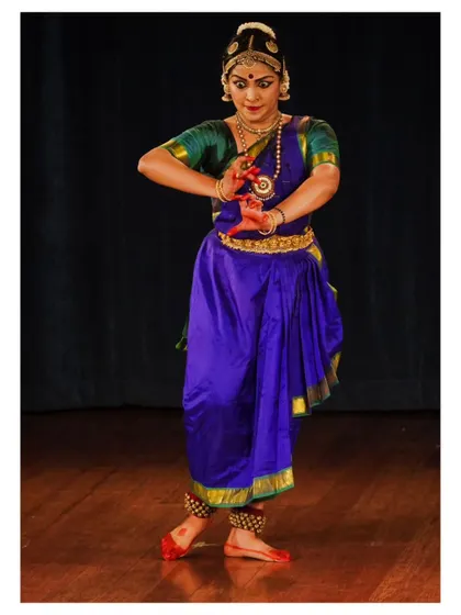 My disciple Chaitra Rao presenting a traditional piece. Her graceful movements and elegant poses are a result of years of dedicated practice in the art form.