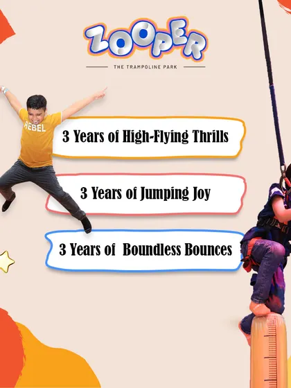 Celebrating three years of high-flying thrills, jumping joy, and boundless bounces. Thank you for being part of my journey.