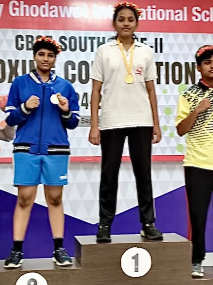 Another one of our boxers on the podium, showcasing the depth of talent at our academy.