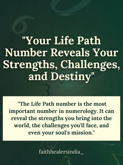Your Life Path number is the most important number in numerology, revealing your strengths, challenges, and destiny.