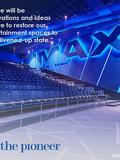 This image from an article in The Pioneer reflects our thoughts on the future of entertainment spaces. We believe that post-pandemic cinema design must innovate with systems like 'bubble' or 'pod' seating to ensure patrons can enjoy a shared experience while maintaining a sense of safety and personal space.