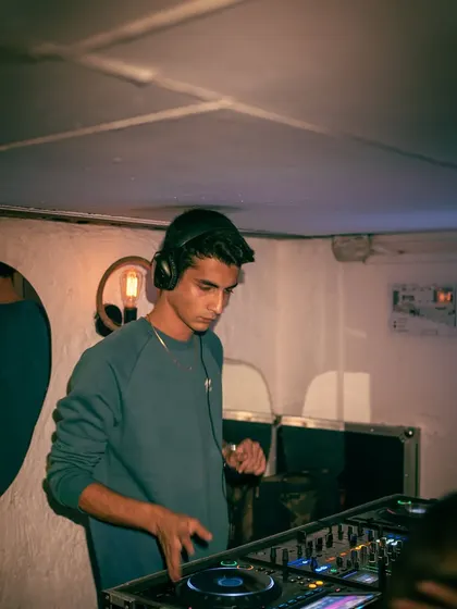 In the zone at Olive Mumbai. Spinning throwback hip hop requires a deep love for the genre and an understanding of what makes people move.