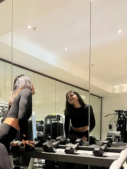 Another angle of the "new gym outfit" motivation. It's a real phenomenon, and I'm here for it.