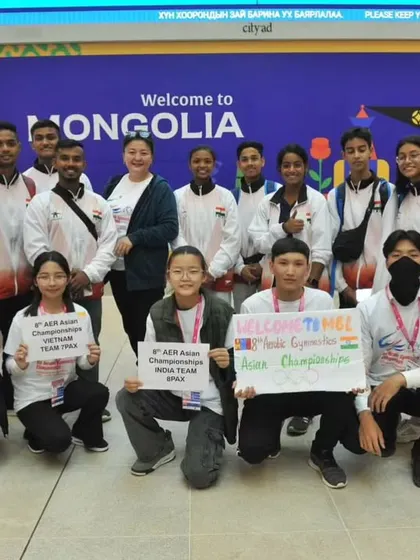 More moments of triumph from various competitions, showcasing our gymnasts with their medals, trophies, and proud coaches.