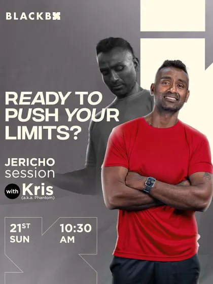 Ready to push your limits? Join this Jericho session with Coach Kris, also known as Phantom, for a workout that will challenge you and leave you feeling accomplished.