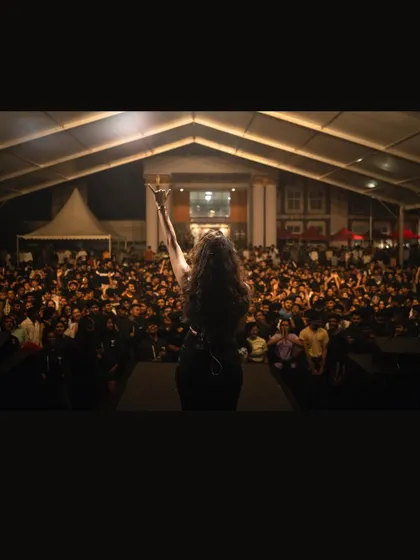 This is where I feel most alive. Standing on stage, feeling the energy of a massive crowd singing along with us. There is truly no better feeling in the world.