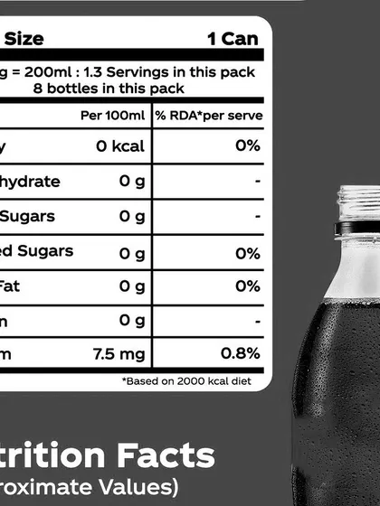 The nutrition facts for a diet drink may say zero calories and zero sugar, but the truth is in the fine print. This visual is a reminder to look beyond the marketing and understand what you're really consuming.