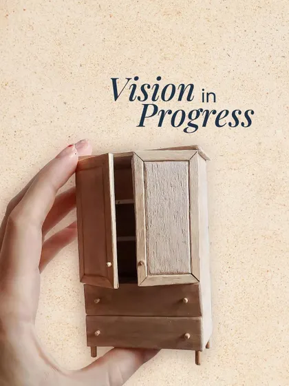 Big dreams often start small. Before I build a full-size wardrobe, I sometimes bring the vision to life in miniature. This allows you to touch, feel, and fall in love with the design before it's even made.