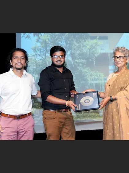 I was honored to receive an award at the Antarya Regional Awards 2024, a recognition from my peers in the design community.