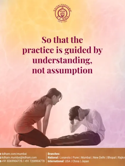 Our practice is guided by understanding, not assumption. Through research, we can offer precise adjustments and guidance, ensuring each student's practice is safe and therapeutically effective.