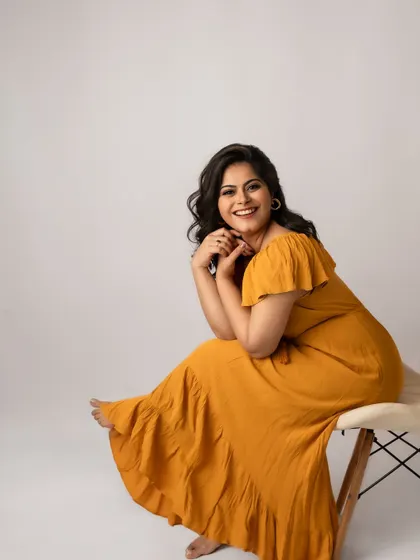 Some smiles just warm your heart. This portrait in a mustard yellow dress is full of so much positive energy and radiance, it was an absolute joy to capture.
